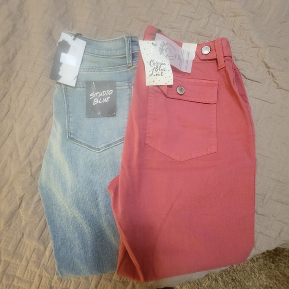 Cosmic Blue and Studio Blue Denim - Womens size 28 x 2pair